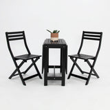 Tea 3pc Balcony Setting - Black