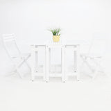 Tea 3pc Setting - White