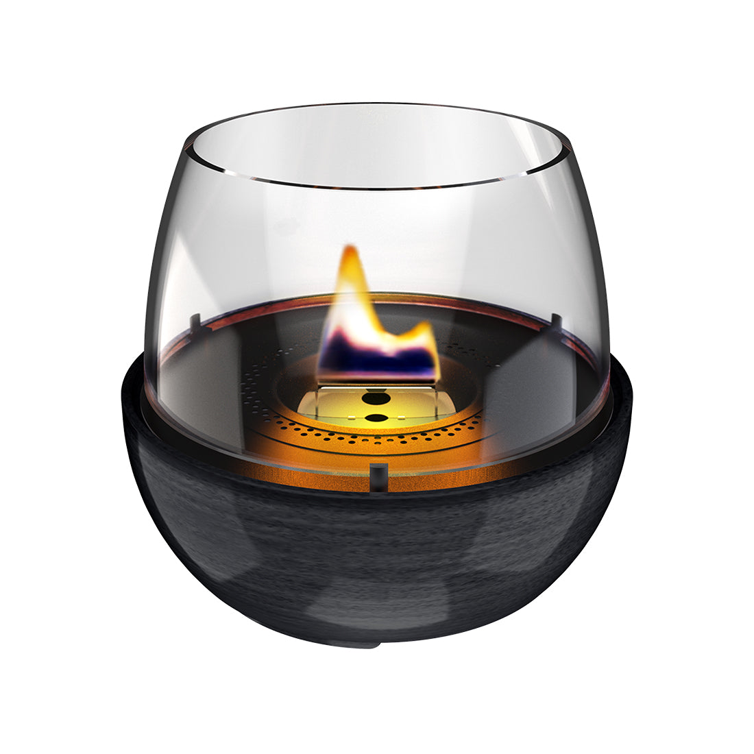 Tenderflame Tulip 18 Reactive Glaze Black