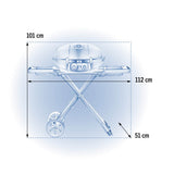 Napoleon Travel Q Pro with Scissor Legs Portable BBQ