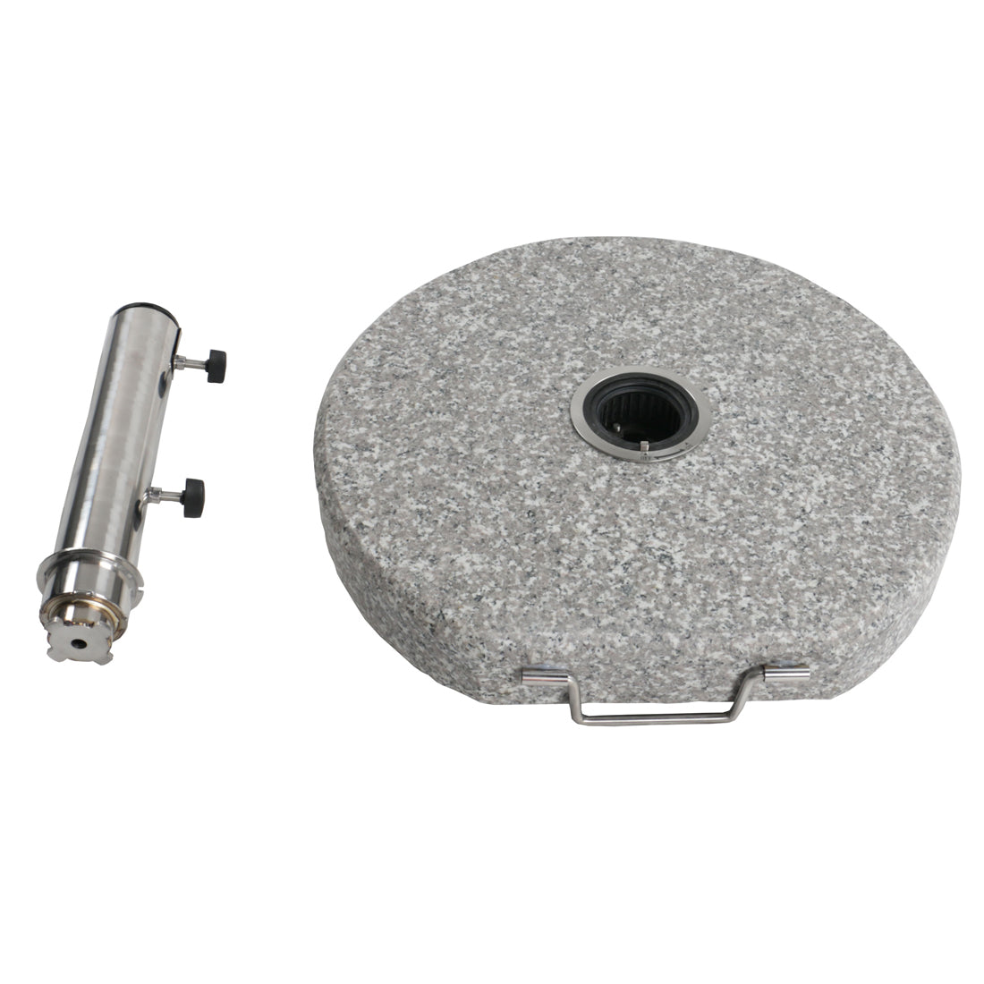 Umbrella Base 25kg Granite Round