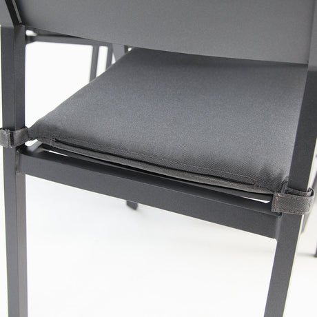 Tyler 11pc Extension Dining Setting - Anthracite