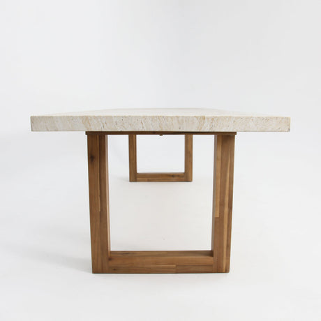 Veltis 250cm Travertine Dining Table