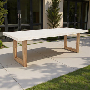 Veltis 250cm Travertine Dining Table