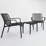Voyage 3pc Balcony Setting - Gunmetal