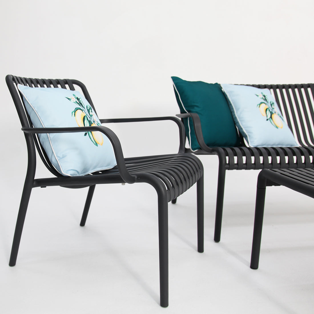 Voyage 4pc Balcony Setting - Gunmetal