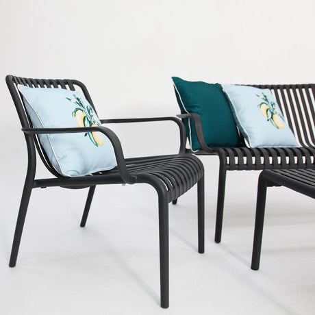 Voyage 4pc Balcony Setting - Gunmetal