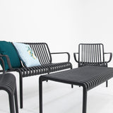 Voyage 4pc Balcony Setting - Gunmetal