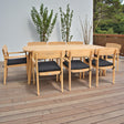 Weston 9pc Teak Dining Setting