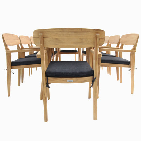 Weston 9pc Teak Dining Setting