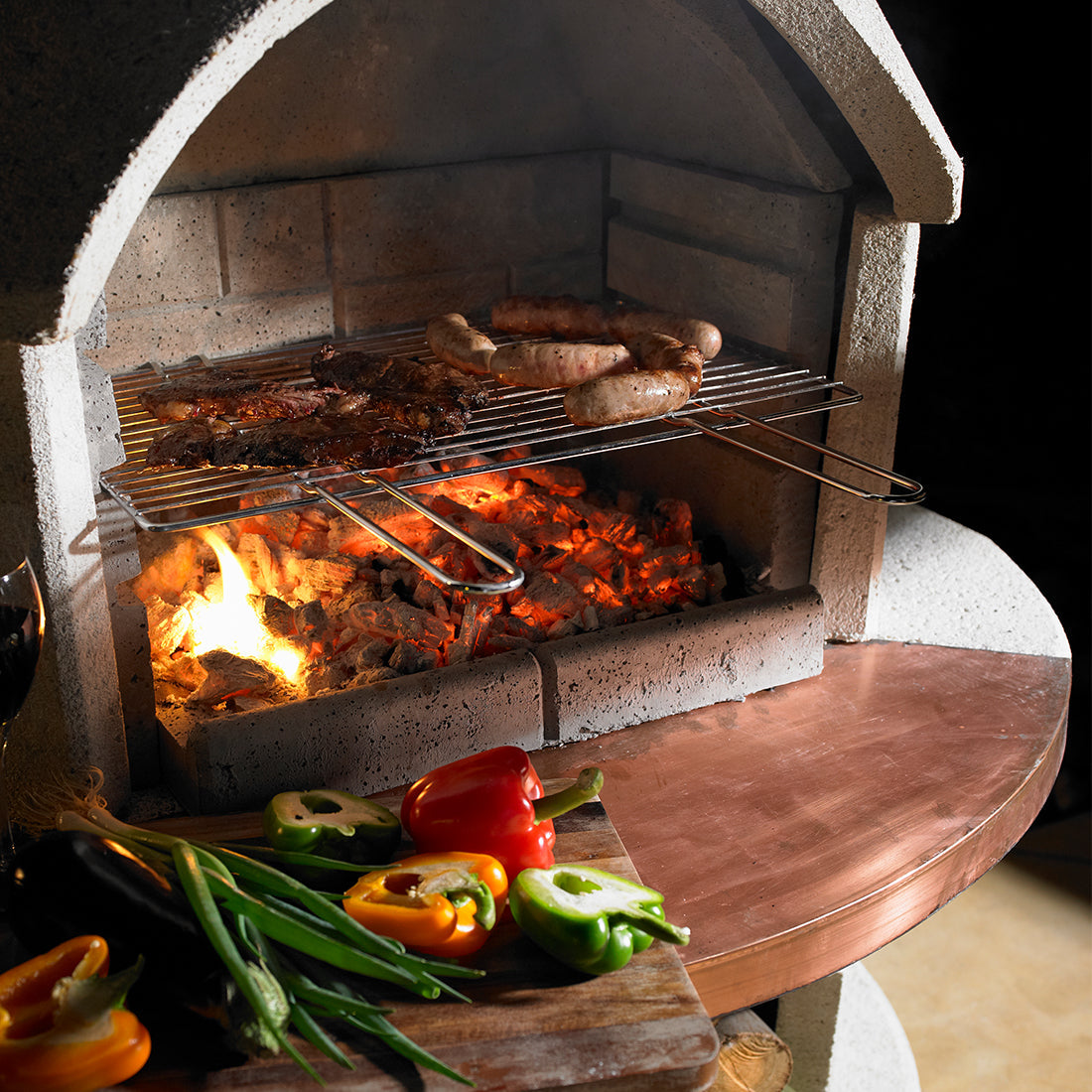 Buschbeck St. Moritz Fireplace and Pizza Oven