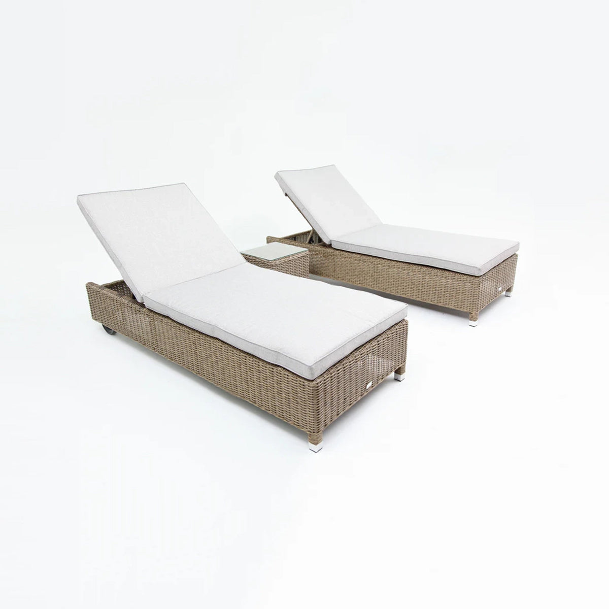 Amani 3pc Sunlounge Setting - Driftwood Stone