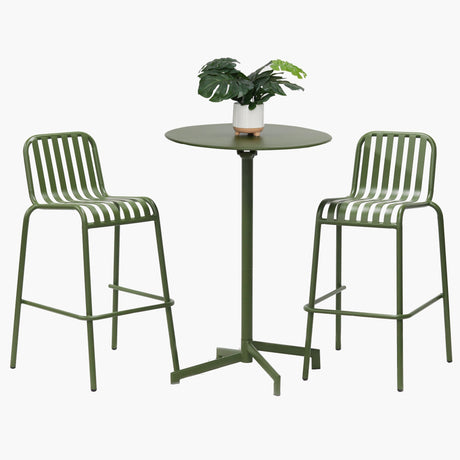 Bistro 3pc Bar Setting - Green