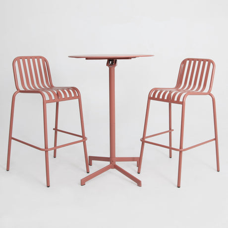 Bistro 3pc Bar Setting - Peach