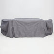 Odie Home Premium Large Rectangular Cover 9pc Dining - Grey