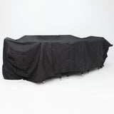 Odie Home Premium 9pc Dining Setting Cover - Black
