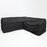 Odie Home Premium Large Corner Lounge Cover - Black