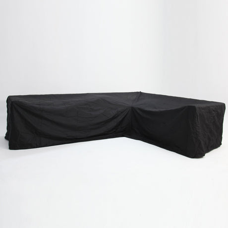 Odie Home Premium Large L-Shape Long Left Side Lounge Cover - Black