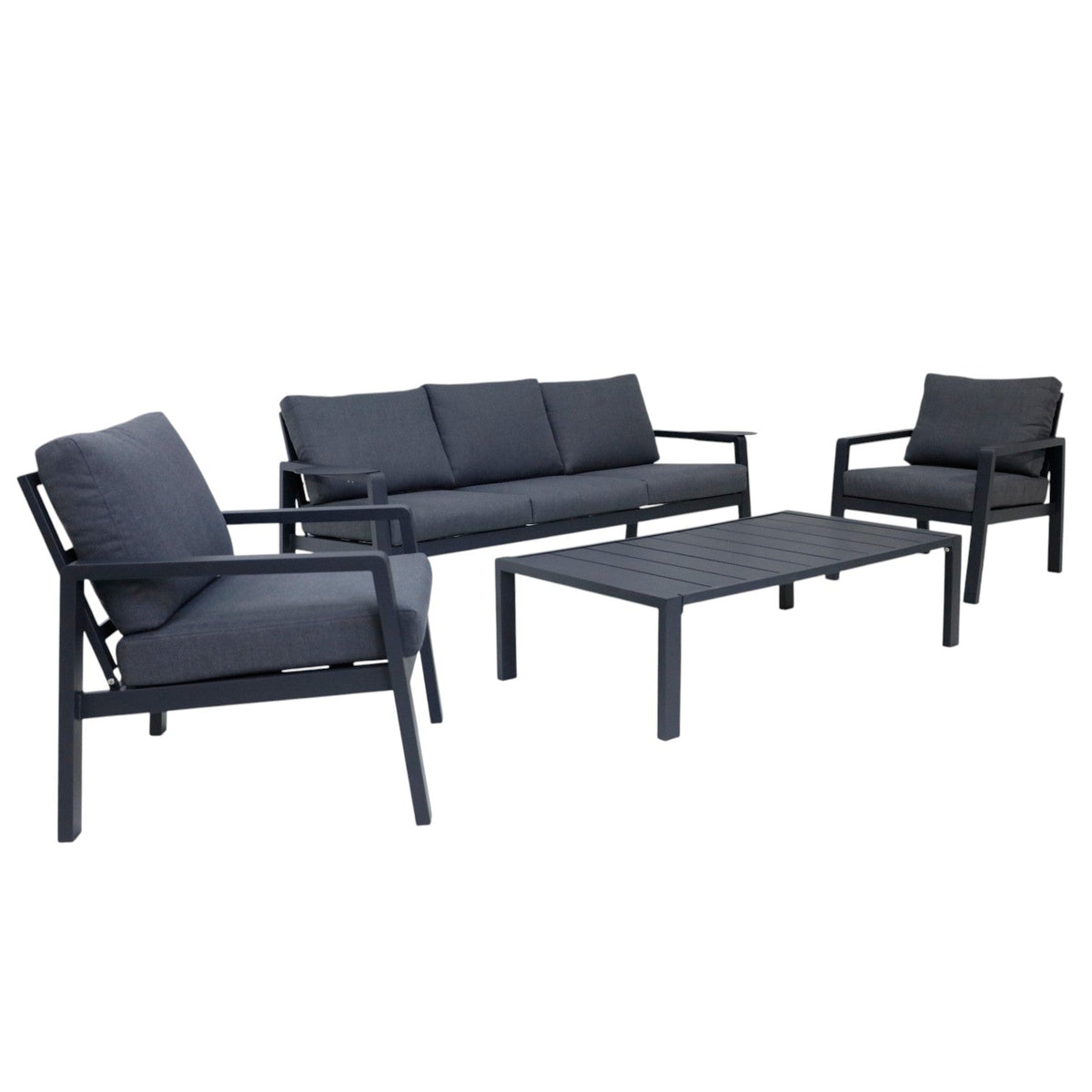 Arlo 4pc Lounge Setting - Grey