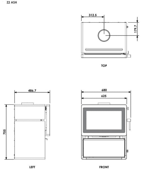 Blaze Z2 Woodheater