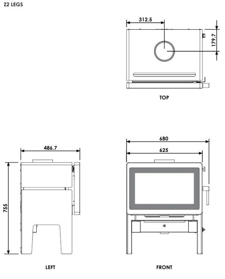 Blaze Z2 Woodheater