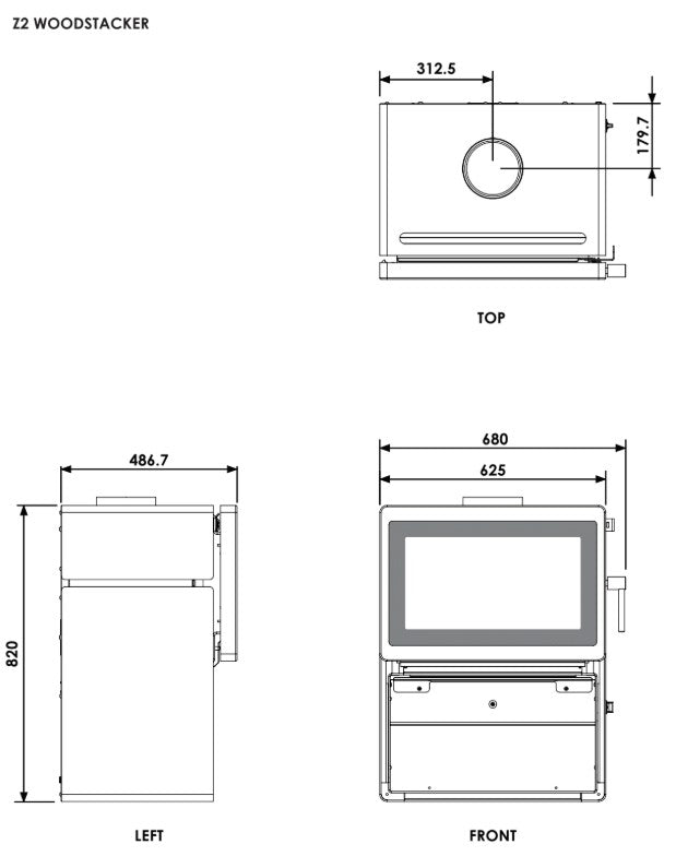 Blaze Z2 Woodheater
