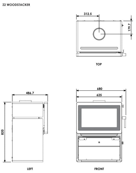 Blaze Z2 Woodheater