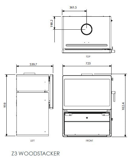Blaze Z3 Woodheater