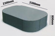 Cover 13pc Oval Dining Setting