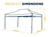 Gazebo Oztrail 4.5 x 3m