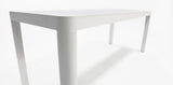 Frankie Azura 9pc Dining Set ARMLESS - White