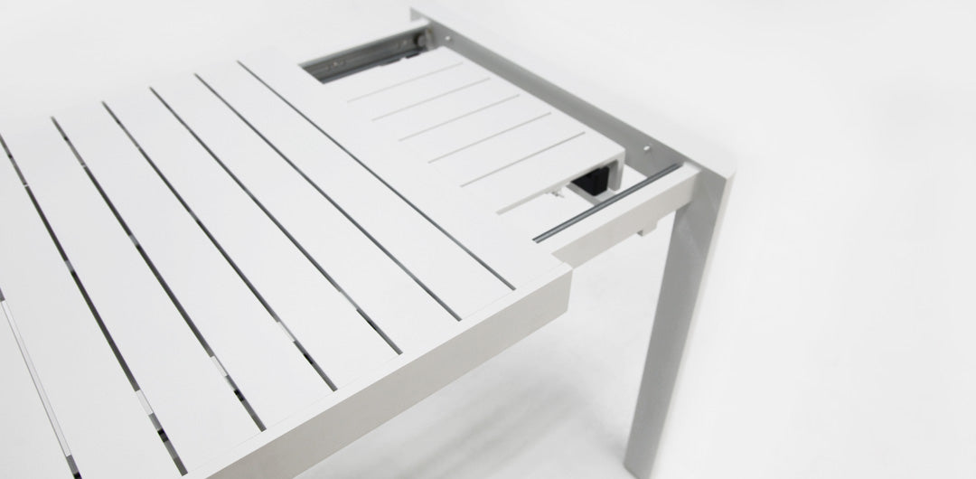 Frankie Azura 7pc Dining Set with Armchairs - White