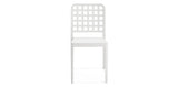 Frankie Azura 7pc Dining Set Armless - White