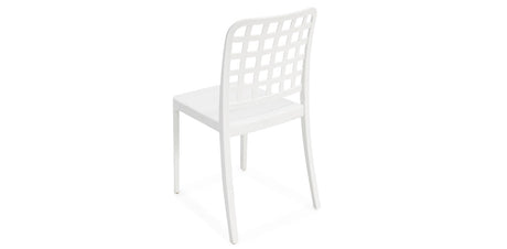 Frankie Azura 9pc Dining Set ARMLESS - White