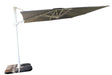 Regis 3m Square Cantilever Umbrella - White Frame
