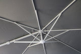 Regis 3m Square Cantilever Umbrella - White Frame