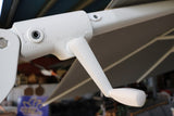 Regis 3m Square Cantilever Umbrella - White Frame