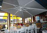 Regis 3m Square Cantilever Umbrella - White Frame