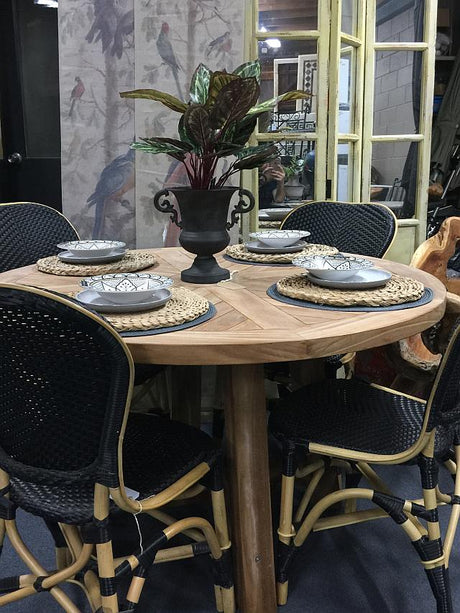 Round Teak Tables
