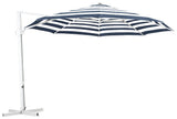 Savannah 3.8m Octagonal Cantilever Umbrella - White Frame
