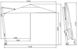 Savannah 3.8m Octagonal Umbrella