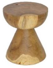 Teak Log Stools
