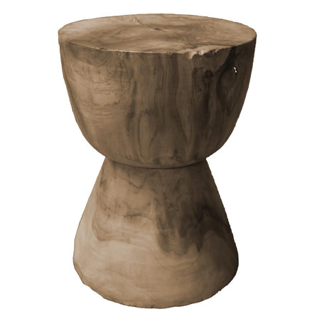 Teak Log Stools