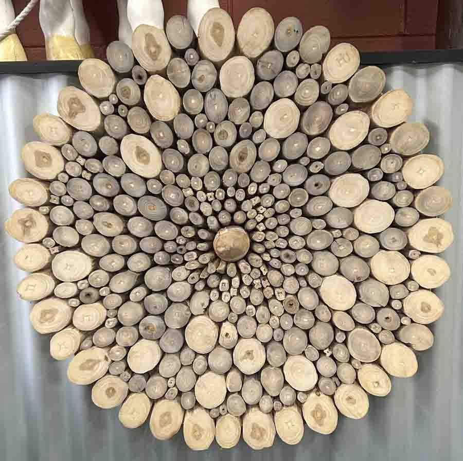Teak Wall Art - Bintang