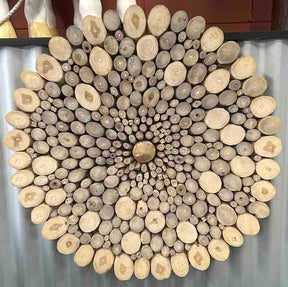 Teak Wall Art - Bintang