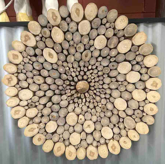 Teak Wall Art - Bintang