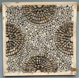 Teak Wall Art Square - Tanaman