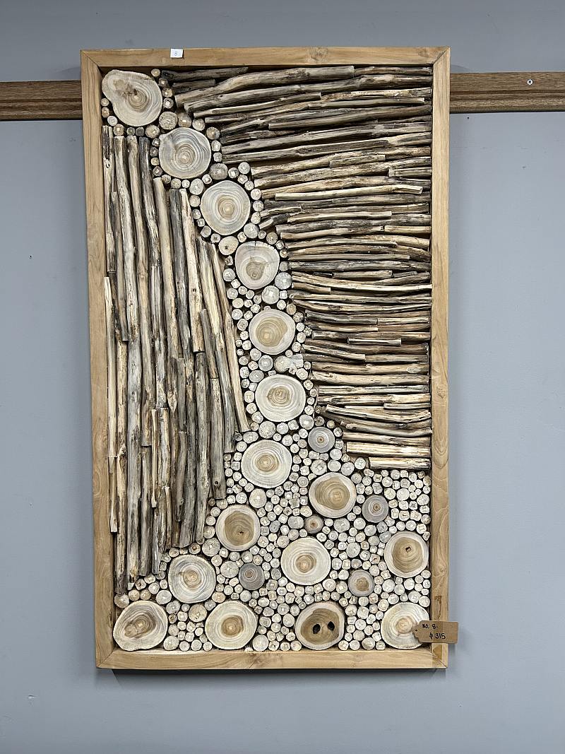 Teak Wall Art - Rumah