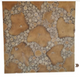 Teak Wall Art Square - Dreamland