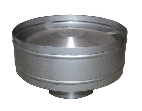 Wind hats - anti down draught top hat